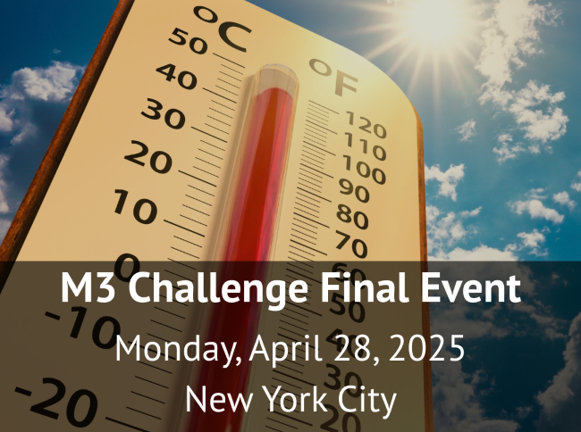 M3 Challenge Final Event: April 28, 2025