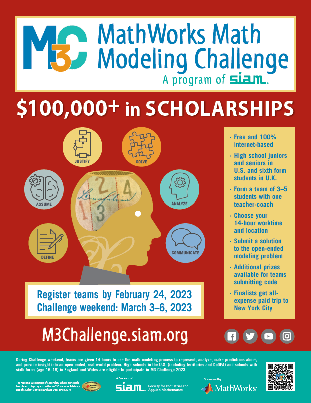 MathWorks Math Modeling Challenge: 2023 Registration is Open
