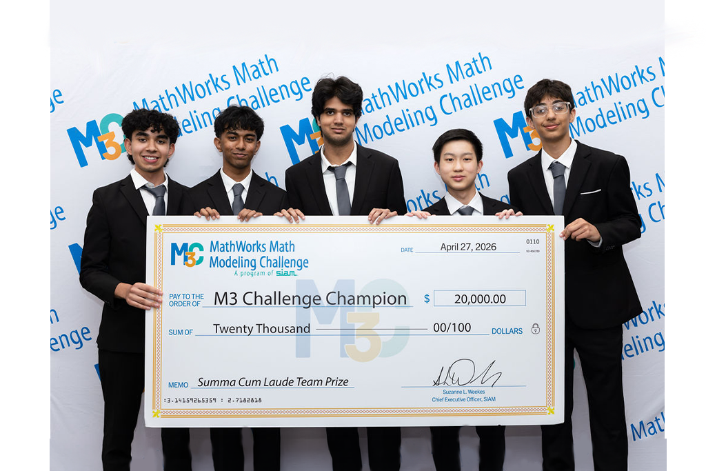 Edison Students Land Top Spot in Prestigious International Math Competition